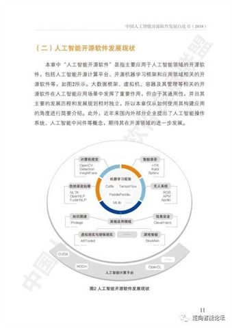 《中國人工智能開源軟件發展白皮書2018》及人工智能基礎軟件開發解讀